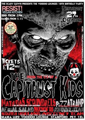 DIY Punk 7 bands with Capitalist Kids