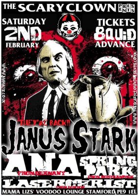 janus stark ana laserchrist spring park diy punk gig