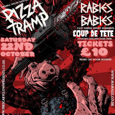 crippins and pizzatramp gig poster