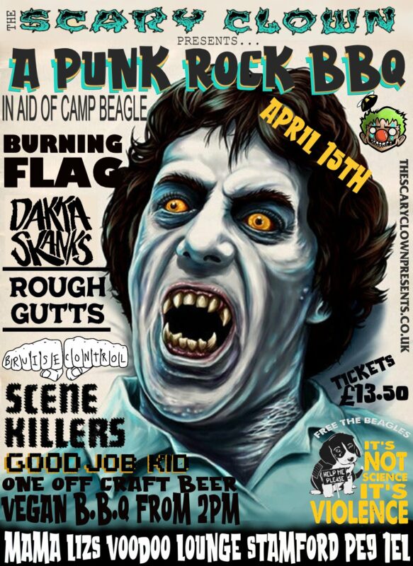 Punk Rock BBQ gig poster